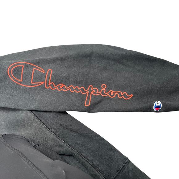 Champion x Cobra Kai Collab Pullover Hoodie No Mercy L Reverse Weave Sun Faded - Picture 6 of 10